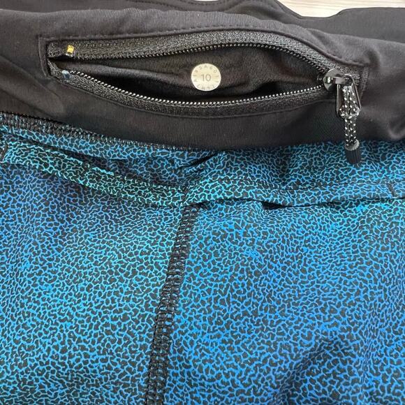 Lululemon Speed 3" Short in Blue and Black Women's Size 10 - Picture 9 of 11